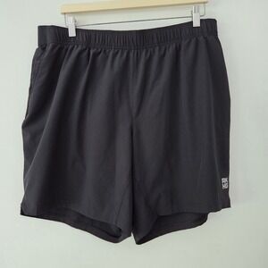 Alaskan Hardgear Athletic Shorts Black Lined Reflective Mens XL